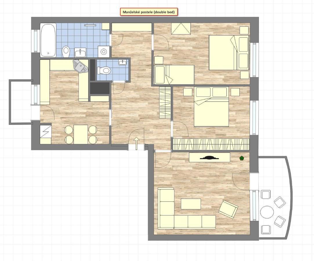 Trenčín Apartmany Zlatovska מראה חיצוני תמונה